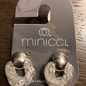 These beautiful silver custom earrings. Brand new with tag